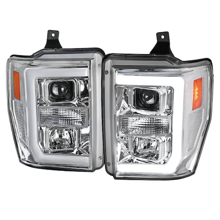 Spec-D Tuning 08-10 Ford F250 F350 F450 Projector Headlights-, 2LHP-F25008-RS 2LHP-F25008-RS